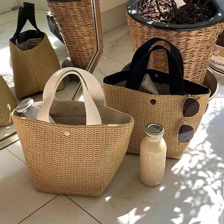 IG Seaside Summer Beach Vacation Wild Woven Retro Handbag mySite