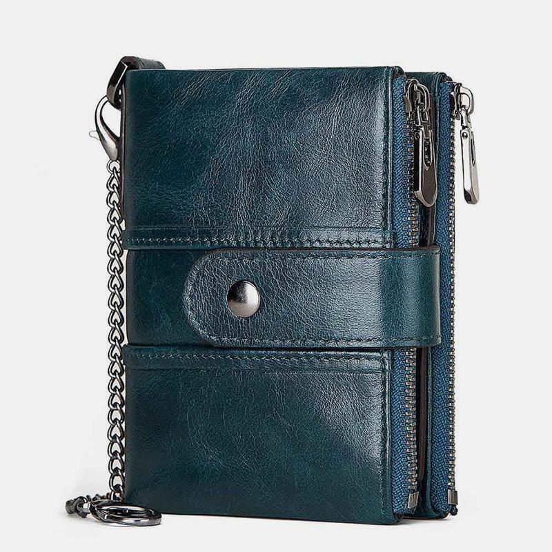 GenuineLeather Anti-theft Retro Wallet mySite