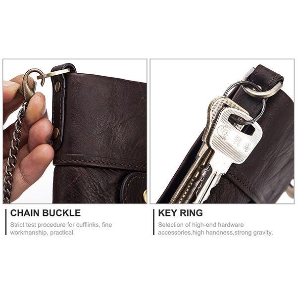 GenuineLeather Anti-theft Retro Wallet mySite