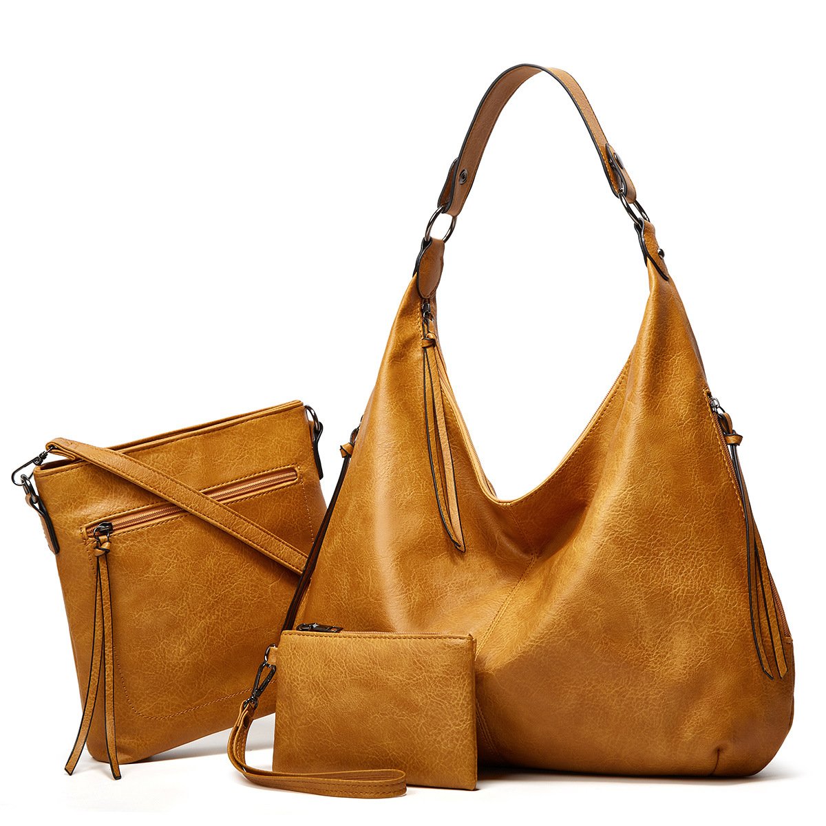 2021 New Women's Three-in-one Leather Bag mySite