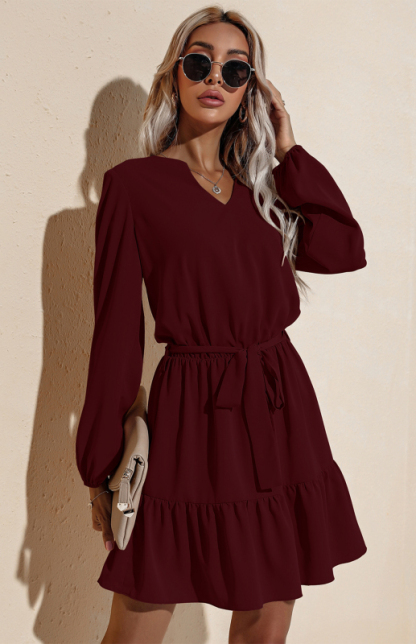 Casual Flutter Dress-huilingshop